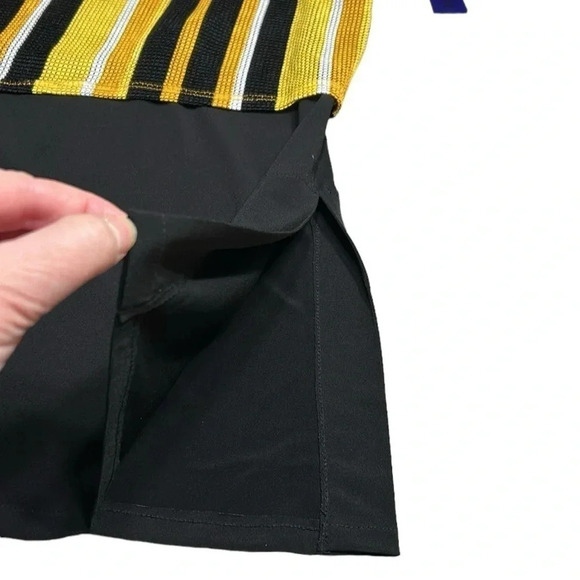 Striped loose knit blouse,twofer, office siren ,business casual,size SM & M - Picture 11 of 12